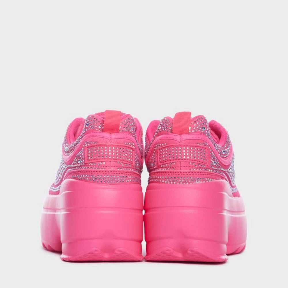 TOUCH OF CLASS RHINESTONE  Platform Sneakers ( BRAND NEW !!!) - Picture 2 of 6